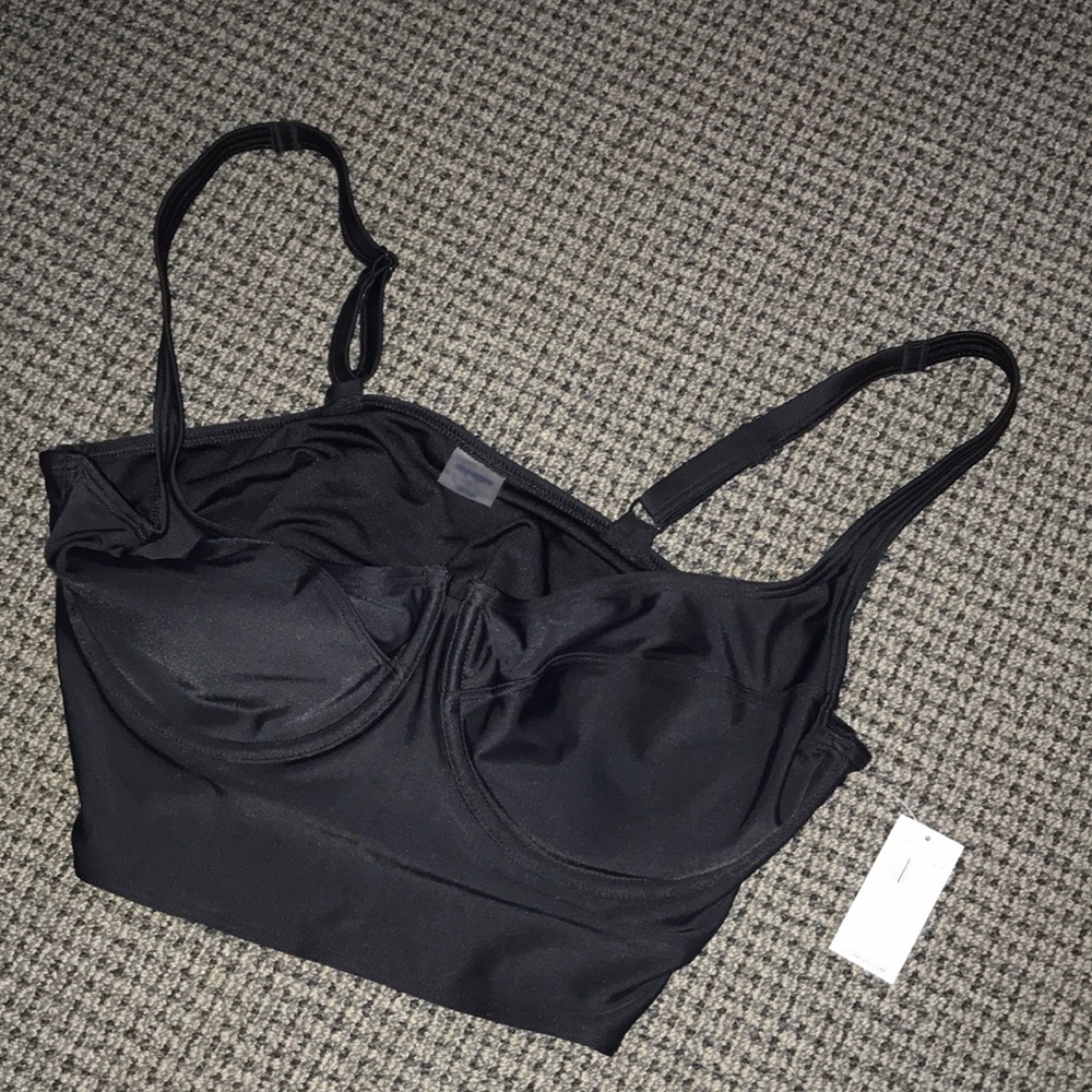 Old Navy Black Longline Underwire Bralette
